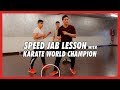 Speed jab lesson with karate world champion - DK Yoo