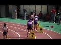 2017年 第44回全日本中学校陸上競技選手権大会 女子4×100mリレー予選3組