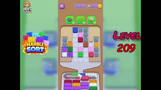 Marble Sort Level 209 Walkthrough