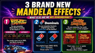 🤯 3 BRAND NEW MANDELA EFFECTS... #mandelaeffect
