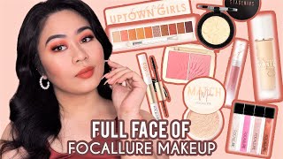 FULL FACE USING FOCALLURE MAKEUP PRODUCTS | First Impressions Review