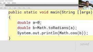 trigonometric methods in java