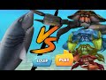 NEW MEGALODON VS ALL GIANT CRAB BOSS IN NEW MAP DESIGN - Hungry Shark Evolution