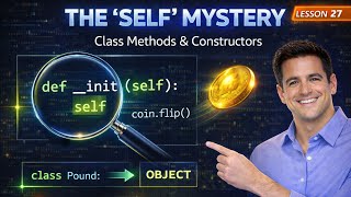 Python Class Methods & The 'Self' Parameter Explained | Python Tutorial #27