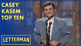 Casey Kasem's Top Ten Numbers | Letterman