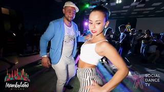 Raulito \u0026 Amneris Martinez - salsa social dancing | Mamboland Milano 2018