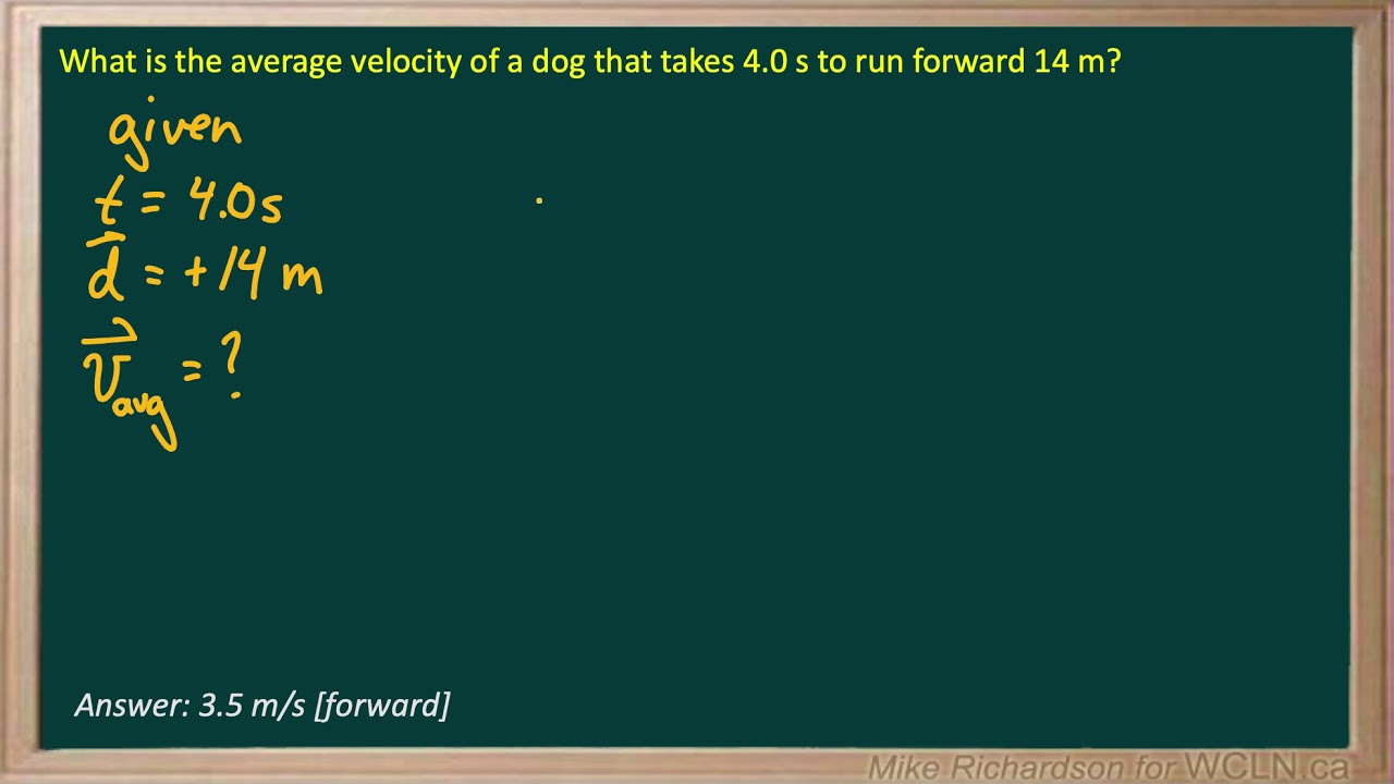Velocityexample1 Youtube