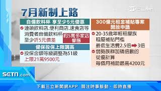 7/1新制！自備飲料杯「省5元」　健保投保上限調高｜三立新聞網 SETN.com