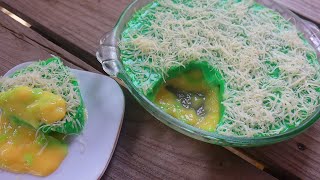 Resep Kue Puding Pandan Vla Custard Enak Sekali