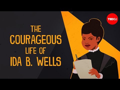 What did Ida B Wells fight against?