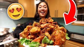 My Girlfriend \u0026 Her Dad Made Fried Lobster | Hong Kong Style