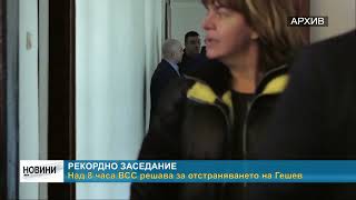 RM TV: Рекордно заседание - над 8 часа ВСС решава за отстраняването на Гешев