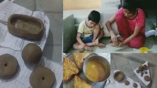 #Jayantisinnghvlog#sorabhjoshivlog#claycraft  🥰Aarav का तो मुंह देखने वाला था जब मैने बोला हम मिट्टी