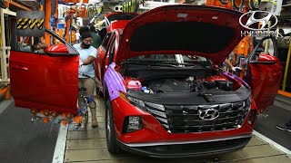 How Hyundai Tucson Is Made? (Mega Factories Video)