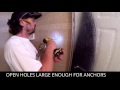 how to install shower grab bars quick and easy