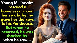 Young Millionaire rescued a homeless girl and her sick baby, gave her the keys to his penthouse...