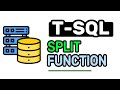 STRING SPLIT Function - T-SQL FULL Tutorial For Beginners | Lesson 11