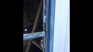 Rotten Wood Window Repair. A badly rotted wood window is repaired permanently