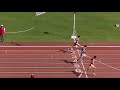 20191027北九州陸上カーニバル 中学男子4x100mリレー予選第1組