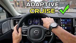 How to use Adaptive Cruise Control in the Volvo XC60