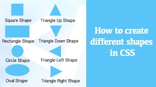 how to create shapes in css