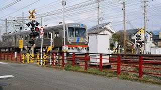 静岡鉄道：静岡清水線・東海道線【№18】元追分踏切・走行・通過映像（狐ヶ崎駅～桜橋駅）静岡県清水区