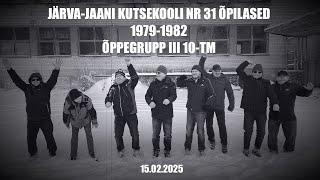 Helmut Vajaka õpilased 1979-1982 grupp III 10-TM. Järva-Jaani kutsekool nr 31.