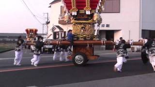 平成２２年 南あわじ市天野神社春祭り　寺内4　布団だんじり