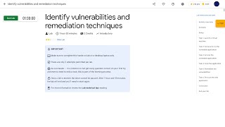 Qwiklabs | Identify vulnerabilities and remediation