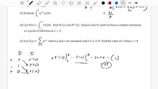 2020 AP Calc. BC Mock Exam Q2 (15 min.)