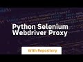 python selenium webdriver proxy