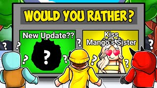 Would You RATHER In Roblox The Strongest Battlegrounds...
