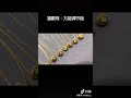 Special design Gold ball jewerly, made by diamond cutting machine, ball size from 2mm to 10mm