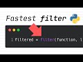 THIS Is One Of The Fastest & Cleanest Ways To Filter Lists In Python