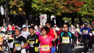 第２回大阪マラソン３万人のランナースタート！