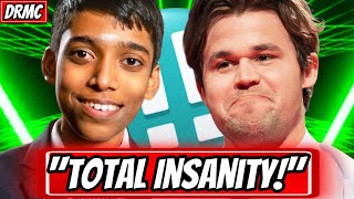 Magnus Carlsen IS NOT HUMAN! Shocks Praggnanandhaa w/ INSANE Grunfeld Defense! (Magnus = Chess GOAT)
