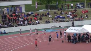 2017東部高校総体　女子200m　決勝