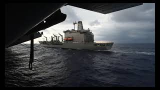 USS Carl Vinson (CVN 70), USNS Rappahannock (T-AO 204) Conduct Fueling-at-Sea