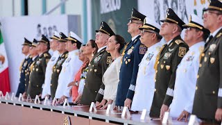 110 Aniversario de Fuerza Aérea Mexicana e inauguración Base Aérea Militar 20. Tulum, Quintana Roo