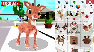 How to Make RUDOLPH THE RED NOSED REINDEER in Brookhaven