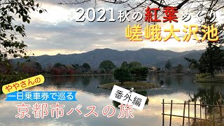 秋の京都　紅葉めぐり2021 17 嵯峨　大沢池