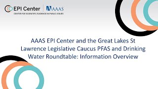 PFAS and Drinking Water, Overview of the Evidence for GLLC