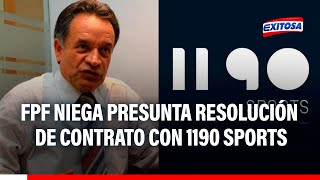 🔴🔵FPF niega presunta resolución de contrato con 1190 Sports: \