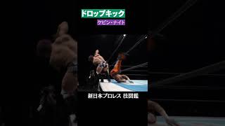 【新日本プロレス 技図鑑】ドロップキック / ケビン・ナイト  #shorts