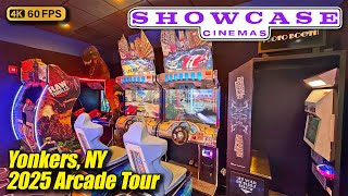 Showcase Cinema de Lux @ Ridge Hill (Yonkers NY), December 2025 arcade tour, new 4K full walkthrough