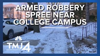 7 armed robberies in 3 days near UWM prompts increase in police