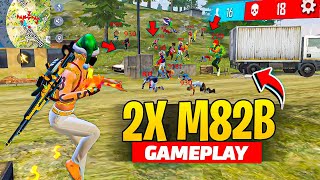 New [B2K] ?? 🥱 2x Sniper Solo vs Squad Op Gameplay 🤯 Tgr Nrz - Free Fire Max