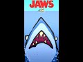 Jaws movie scene | cartoon version | jaws animation | jaws poster animation