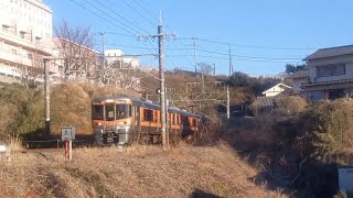 【東海道本線】313系8000番台通過シーン(旧東海道踏切付近)