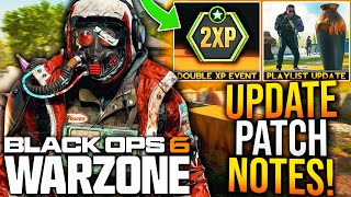 Black Ops 6: New COMMUNITY UPDATE PATCH NOTES! New CONTENT, Double XP EVENT, \u0026 More (WARZONE Update)